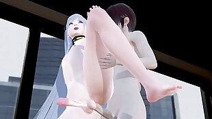 Yaoi Femboy - Kano sex in a threesome part 2 - Sissy crossdress Japanese Asian Manga Anime Film  Game Porn Gay