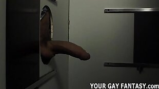 You will suck a strangers cock within reach this gloryhole
