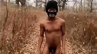 Married Twink Naked Walk in the Woods